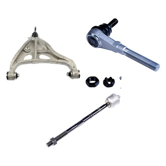 Dorman® - OE Solutions™ Front Passenger Side Lower Control Arm with Ball Joint and Tie Rod End Kit