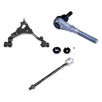 Dorman® - OE Solutions™ Front Passenger Side Lower Control Arm with Ball Joint and Tie Rod End Kit