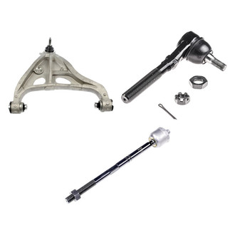 Dorman® - OE Solutions™ Front Passenger Side Lower Control Arm with Ball Joint and Tie Rod End Kit