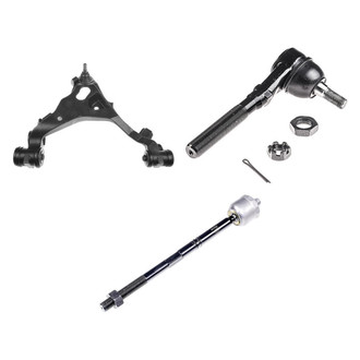 Dorman® - OE Solutions™ Front Passenger Side Lower Control Arm with Ball Joint and Tie Rod End Kit