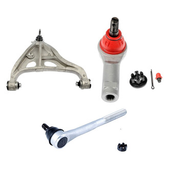 Dorman® - OE Solutions™ Front Passenger Side Lower Control Arm with Ball Joint and Tie Rod End Kit