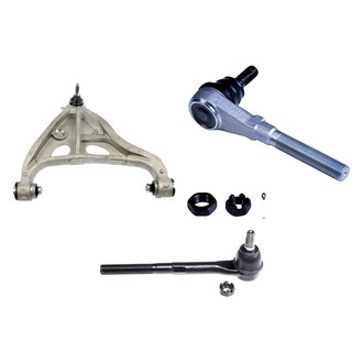 Dorman® - OE Solutions™ Front Passenger Side Lower Control Arm with Ball Joint and Tie Rod End Kit