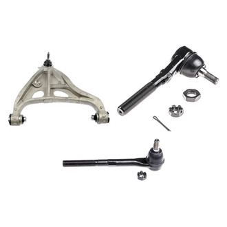 Dorman® - OE Solutions™ Front Passenger Side Lower Control Arm with Ball Joint and Tie Rod End Kit