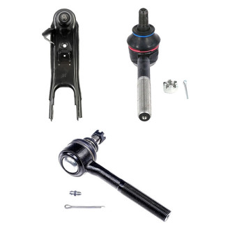 Dorman® - OE Solutions™ Front Passenger Side Lower Control Arm with Ball Joint and Tie Rod End Kit