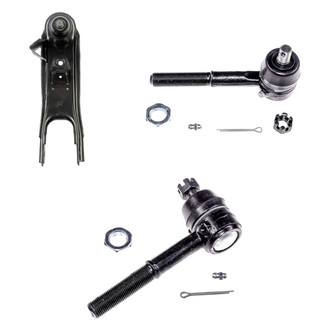 Dorman® - OE Solutions™ Front Passenger Side Lower Control Arm with Ball Joint and Tie Rod End Kit
