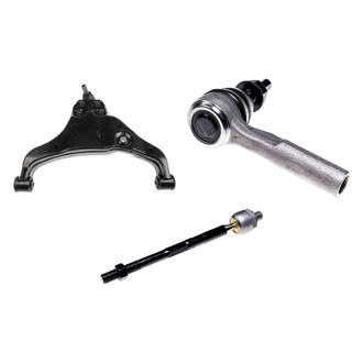 Dorman® - OE Solutions™ Front Passenger Side Lower Control Arm with Ball Joint and Tie Rod End Kit