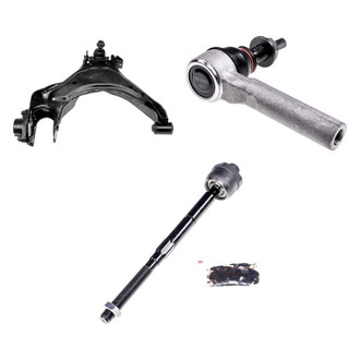 Dorman® - OE Solutions™ Front Passenger Side Lower Control Arm with Ball Joint and Tie Rod End Kit