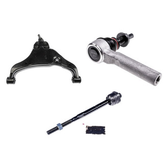 Dorman® - OE Solutions™ Front Passenger Side Lower Control Arm with Ball Joint and Tie Rod End Kit