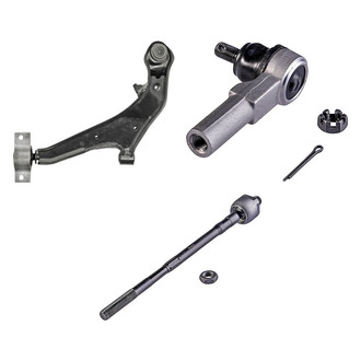 Dorman® - OE Solutions™ Front Passenger Side Lower Control Arm with Ball Joint and Tie Rod End Kit