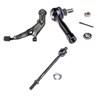 Dorman® - OE Solutions™ Front Passenger Side Lower Control Arm with Ball Joint and Tie Rod End Kit