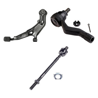 Dorman® - OE Solutions™ Front Passenger Side Lower Control Arm with Ball Joint and Tie Rod End Kit