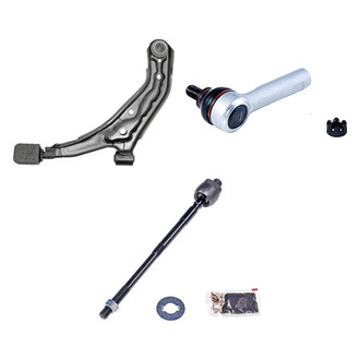 Dorman® - OE Solutions™ Front Passenger Side Lower Control Arm with Ball Joint and Tie Rod End Kit