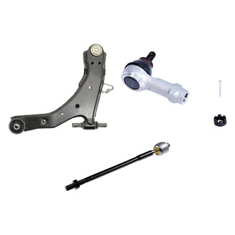 Dorman® - OE Solutions™ Front Passenger Side Lower Control Arm with Ball Joint and Tie Rod End Kit