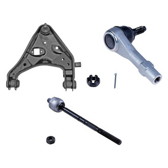 Dorman® - OE Solutions™ Front Passenger Side Lower Control Arm with Ball Joint and Tie Rod End Kit