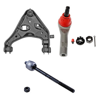 Dorman® - OE Solutions™ Front Passenger Side Lower Control Arm with Ball Joint and Tie Rod End Kit