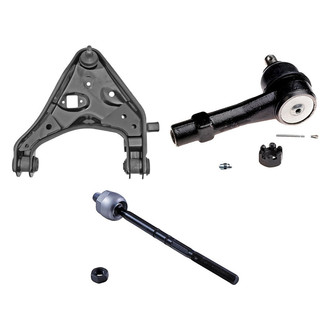 Dorman® - OE Solutions™ Front Passenger Side Lower Control Arm with Ball Joint and Tie Rod End Kit