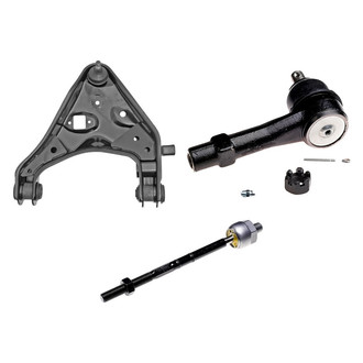 Dorman® - OE Solutions™ Front Passenger Side Lower Control Arm with Ball Joint and Tie Rod End Kit