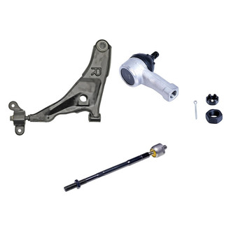 Dorman® - OE Solutions™ Front Passenger Side Lower Control Arm with Ball Joint and Tie Rod End Kit