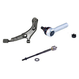 Dorman® - OE Solutions™ Front Passenger Side Lower Control Arm with Ball Joint and Tie Rod End Kit