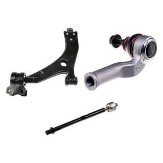 Dorman® - OE Solutions™ Front Passenger Side Lower Control Arm with Ball Joint and Tie Rod End Kit