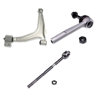 Dorman® - OE Solutions™ Front Passenger Side Lower Control Arm with Ball Joint and Tie Rod End Kit