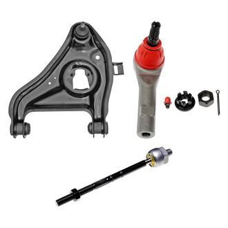 Dorman® - OE Solutions™ Front Passenger Side Lower Control Arm with Ball Joint and Tie Rod End Kit