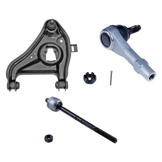 Dorman® - OE Solutions™ Front Passenger Side Lower Control Arm with Ball Joint and Tie Rod End Kit