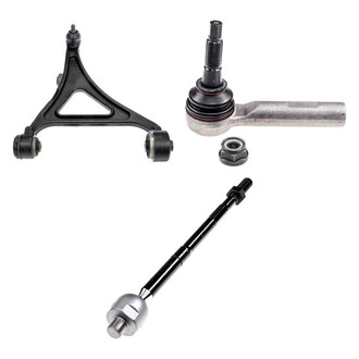 Dorman® - OE Solutions™ Front Passenger Side Lower Control Arm with Ball Joint and Tie Rod End Kit