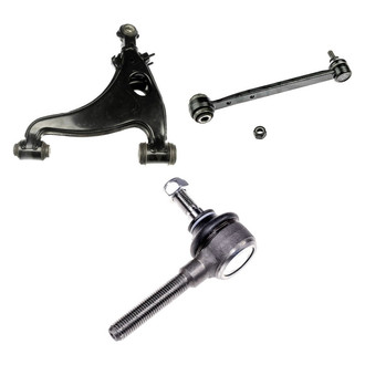 Dorman® - OE Solutions™ Front Passenger Side Lower Control Arm with Ball Joint and Tie Rod End Kit