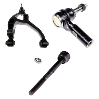 Dorman® - OE Solutions™ Front Passenger Side Lower Control Arm with Ball Joint and Tie Rod End Kit