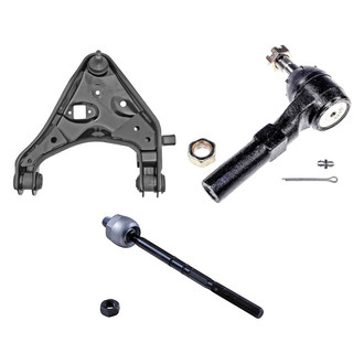 Dorman® - OE Solutions™ Front Passenger Side Lower Control Arm with Ball Joint and Tie Rod End Kit