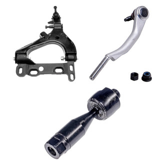 Dorman® - OE Solutions™ Front Passenger Side Lower Control Arm with Ball Joint and Tie Rod End Kit