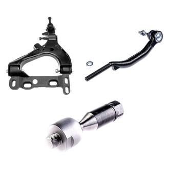 Dorman® - OE Solutions™ Front Passenger Side Lower Control Arm with Ball Joint and Tie Rod End Kit