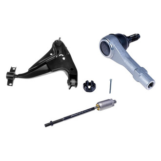 Dorman® - OE Solutions™ Front Passenger Side Lower Control Arm with Ball Joint and Tie Rod End Kit
