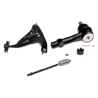 Dorman® - OE Solutions™ Front Passenger Side Lower Control Arm with Ball Joint and Tie Rod End Kit