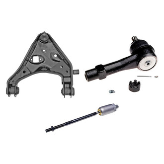 Dorman® - OE Solutions™ Front Passenger Side Lower Control Arm with Ball Joint and Tie Rod End Kit