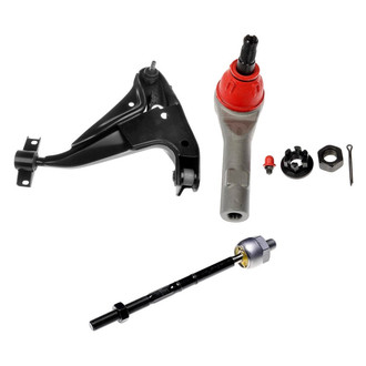 Dorman® - OE Solutions™ Front Passenger Side Lower Control Arm with Ball Joint and Tie Rod End Kit