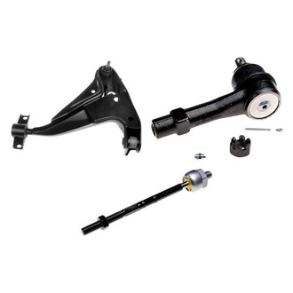 Dorman® - OE Solutions™ Front Passenger Side Lower Control Arm with Ball Joint and Tie Rod End Kit