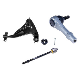 Dorman® - OE Solutions™ Front Passenger Side Lower Control Arm with Ball Joint and Tie Rod End Kit