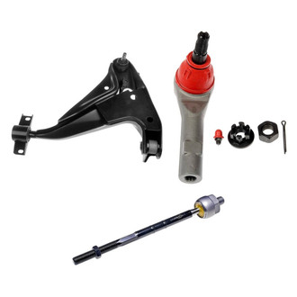 Dorman® - OE Solutions™ Front Passenger Side Lower Control Arm with Ball Joint and Tie Rod End Kit