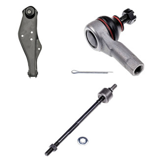 Dorman® - OE Solutions™ Front Passenger Side Lower Control Arm with Ball Joint and Tie Rod End Kit