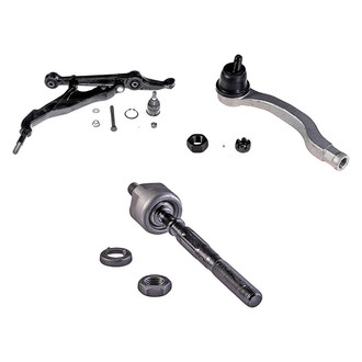 Dorman® - OE Solutions™ Front Passenger Side Lower Control Arm with Ball Joint and Tie Rod End Kit