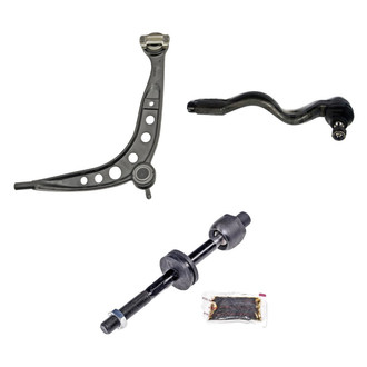 Dorman® - OE Solutions™ Front Passenger Side Lower Control Arm with Ball Joint and Tie Rod End Kit