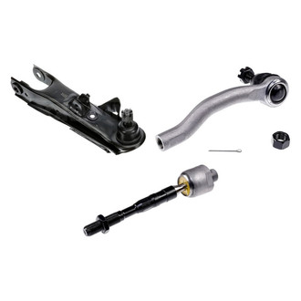 Dorman® - OE Solutions™ Front Passenger Side Lower Control Arm with Ball Joint and Tie Rod End Kit