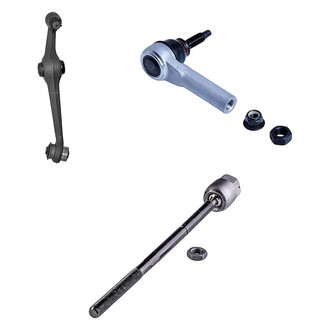 Dorman® - OE Solutions™ Front Passenger Side Lower Control Arm with Ball Joint and Tie Rod End Kit