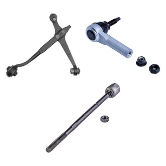 Dorman® - OE Solutions™ Front Passenger Side Lower Control Arm with Ball Joint and Tie Rod End Kit