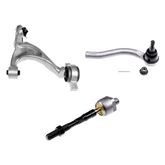 Dorman® - OE Solutions™ Front Passenger Side Lower Control Arm with Ball Joint and Tie Rod End Kit