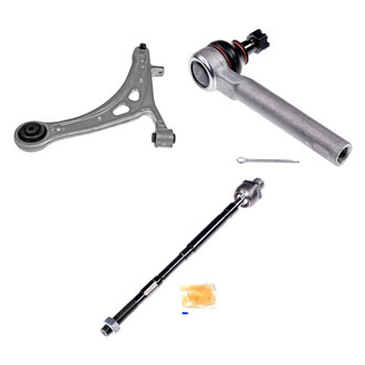 Dorman® - OE Solutions™ Front Passenger Side Lower Control Arm with Ball Joint and Tie Rod End Kit