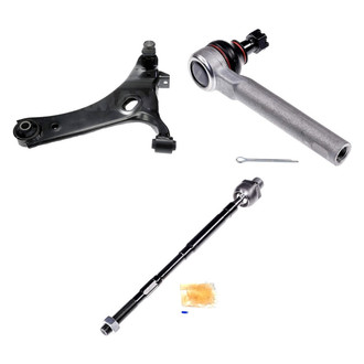 Dorman® - OE Solutions™ Front Passenger Side Lower Control Arm with Ball Joint and Tie Rod End Kit
