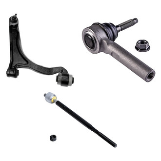 Dorman® - OE Solutions™ Front Passenger Side Lower Control Arm with Ball Joint and Tie Rod End Kit